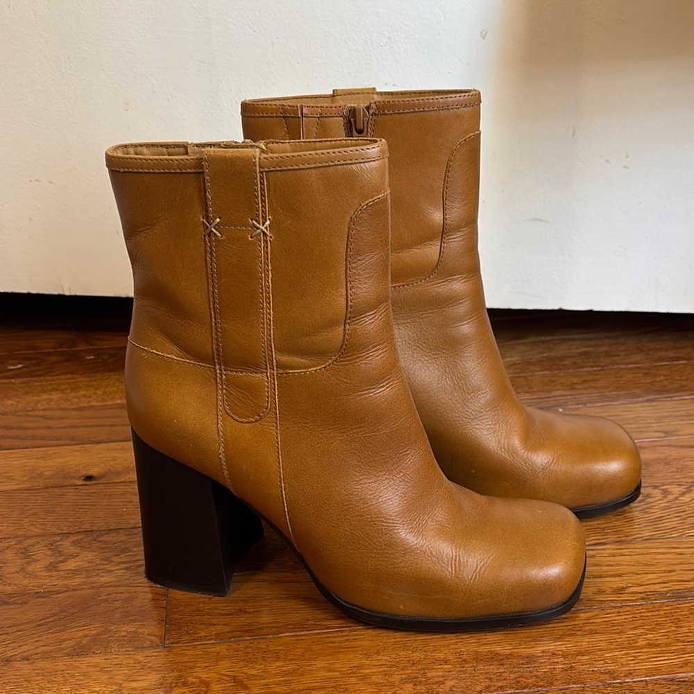 Free People Naomi Ankle Heeled Boot- WORN ONCE